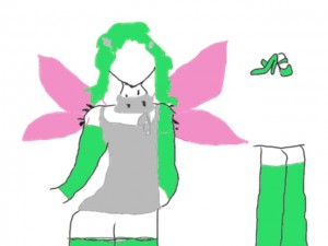 A sample of her art.