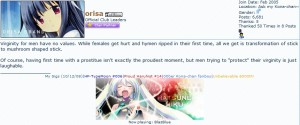 virginity Virginity for men have no values.